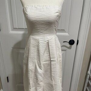 J Crew Cotton Embossed Cotton Lorelai Dress